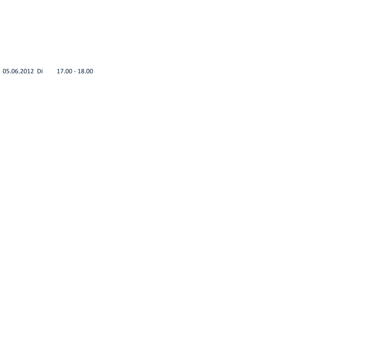05.06.2012  Di 17.00 - 18.00