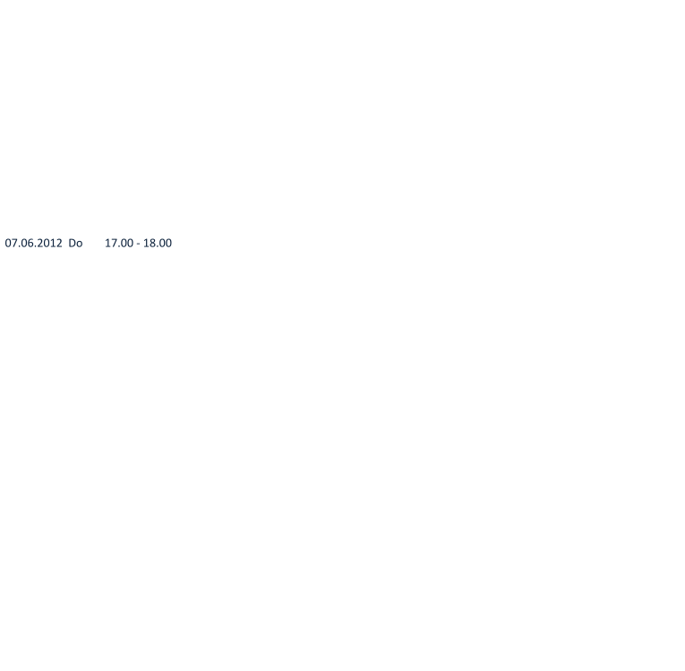 07.06.2012  Do 17.00 - 18.00