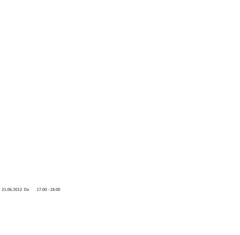 21.06.2012  Do 17.00 - 18.00