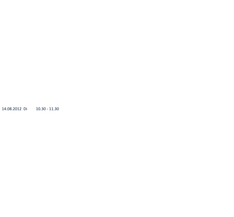 14.08.2012  Di 10.30 - 11.30