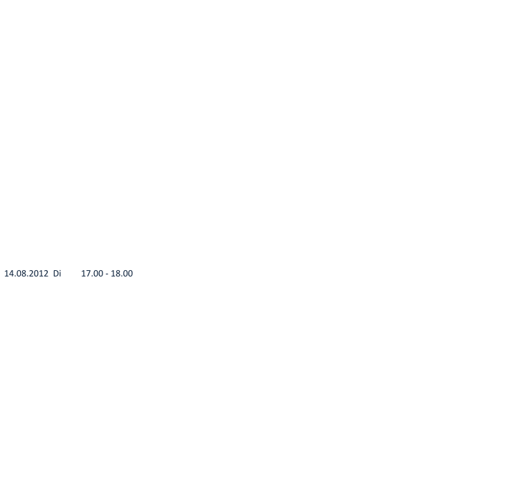 14.08.2012  Di 17.00 - 18.00